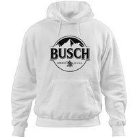 Busch Beer Black & White Logo Hoodies Hoodies