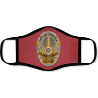 Lapd Police Officer Badge Face Masks