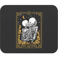 Skeleton Skulls Funny Skeleton Couple The Lovers Tarot Card Valentines Day 87 Skull Mouse Pads