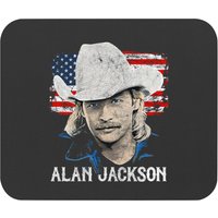 Alan Jackson Vintage Faded 90s Style Fan Mouse Pads