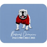 Uga National Championship Georgia 2023 Cute Bulldogs Mouse Pads