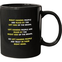 Left Handed Left Handed In Their Right Mind Joke Mugs