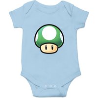 1up Mushroom Onesies Super Mario Green Mushroom Big Face