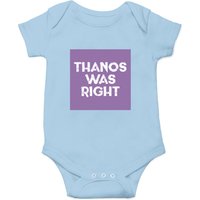 Thanos Was Right Onesies