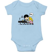 Freddie Mercury Mama Schroeder Playing Piano Onesies
