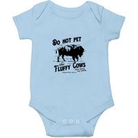 Do Not Pet The Fluffy Cows Think Safety Act Safely Ystone National Park Onesies