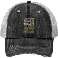 Litany Against Fear - Atreides - Print Trucker Hats