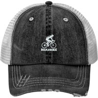 Road Bike Print Trucker Hats