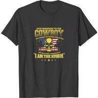 Mens Great Cowboys Quote American Flag Western Rid T-shirt