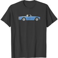 French Blue Color Tr6 – The British Sports Car T-shirts