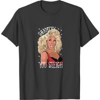 Shantay You Sleigh Christmas Jumper Drag Queen Ladies Red Xmas Sweater T Shirts
