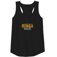 Ginja Ninja Funny Ginger Red Head Distressed Tank Top