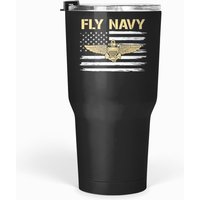 Fly Navy Classic Naval Officer Tumblers 30 Oz
