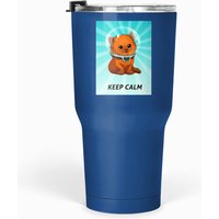 Subnautica Keep Calm Kitty Fixed Color Tumblers 30 Oz
