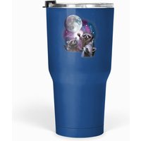 Raccoons Howling At The Moon Tumblers 30 Oz - Funny Raccoon Tumblers 30 Oz