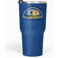 Flat Earth - Psalm 191 The Firmament White Tumblers 30 Oz