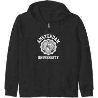 University Of Amsterdam All Sizes Available White Zip Hoodies