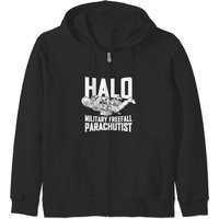 Halo Military Freefall Parachutist High Altitude Zip Hoodies