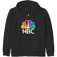Nbc Logo - White Zip Hoodies