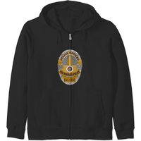 Lapd Police Officer Badge Zip Hoodies