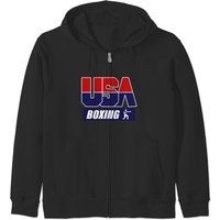 Boxing 2021 Usa Zip Hoodies