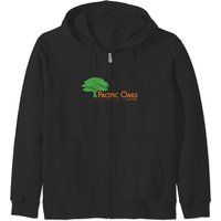 Pacific Oaks College Design Logo Zip Hoodies