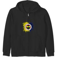 Fenerbahce Istanbul Watercolor Design Zip Hoodies