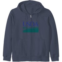 Department Of Agriculture Usda Logo Zip Hoodies