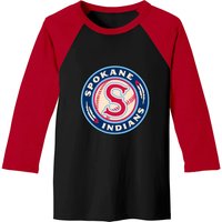 The Spokane Indians Design Logo The Indianapolis Indians Design Logo Baseball Tees