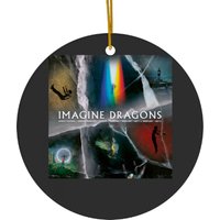 Imagine Dragon Albums Ceramic Ornaments, Imagine Dragon Tour 2024 Ceramic Ornaments