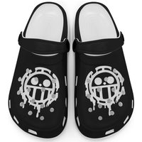 One Piece Trafalgar Law Black Clogs