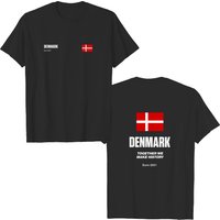 Euro 2021 Danish Shirt - Denmark Football Team Double-sided T-shirt