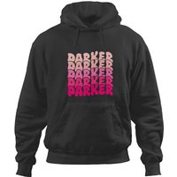 Parker Vintage Personalized Name I Love Parker Hoodies