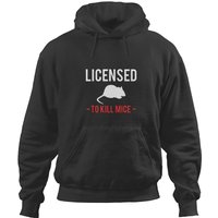 Licensed To Kill Mice Exterminator Pest Control 1 Hoodies