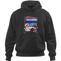 1990s Mark Martin All Over Print Racing Graphic Hoodies