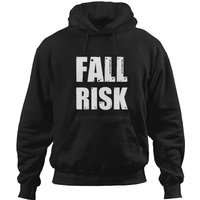 Fall Risk White Hoodies
