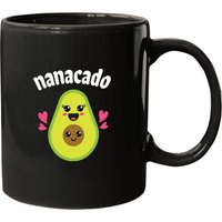 Happy Nanacado Grandma Son Daughter Avocados Huggin Together Happy Nanacado Grandma Son Daughter Mugs