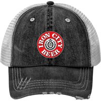 Iron City Beer Print Trucker Hats
