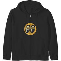 Moon Eyes Funny Icon Graphic Zip Hoodies