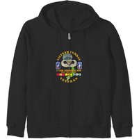 Vietnam Combat Infantry Veteran W 173rd Airborne Bde Ssi V1 Zip Hoodies