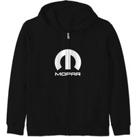 White Logo Mopar Zip Hoodies