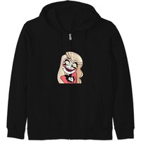 Hazbin Hotel Merch Charlie Zip Hoodies