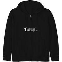Luciano-pavarotti-logo-t-shirt- Zip Hoodies