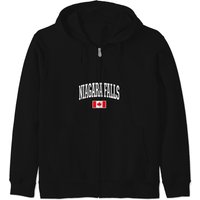 Eh Team Canadian Flag Niagara Falls Canada Zip Hoodies