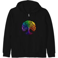 Tree Of Life Rainbow Lgbtq Gay Pride Month Lgbt Ally Zip Hoodies