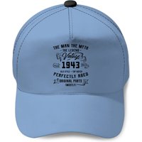 Mens Man Myth Legend 1943 80th Birthday Gift For 80 Years Old Baseball Caps