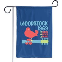 Woodstock Garden Flags - 60's, Festival,3 Days Of Peace & Music 1969 Garden Flags
