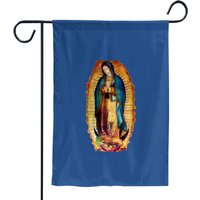 Our Lady Of Guadalupe Tilma Replica Classic Garden Flags
