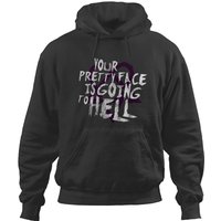 Him Band Your Pretty Face Is Going To Hell Heartagram Him Hoodies