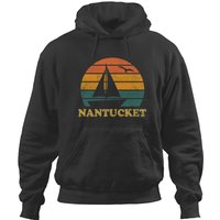 Nantucket Sailboat Sunset Hoodies